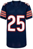Kyle Monangai (BEARS) Signed Navy Custom Football Jersey - (JSA COA)