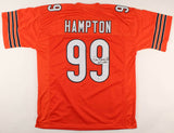 Dan Hampton Signed Bears Jersey Inscribed HOF 2002 (Beckett COA) 85 Bears DE