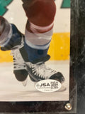 Rob Blake Autographed 8x10 Photo with Plaque -- Colorado Avalanche | JSA COA