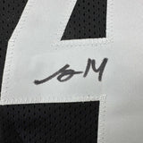 Autographed/Signed George Pickens Pittsburgh Black Football Jersey JSA COA