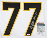 Ray Bourque Signed Boston Bruins Throwback Jersey Inscribed HOF 04 (JSA COA)