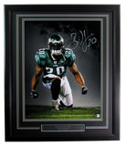 Brian Dawkins HOF Autographed 16x20 Photo Eagles Framed Beckett 182093
