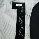 Autographed/Signed Kelsey Plum "1st Pick" Las Vegas White Jersey JSA COA