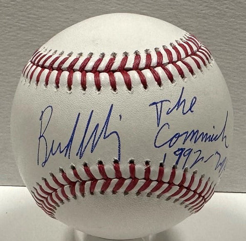 Milw Brewers HOF'er BUD SELIG Signed Official MLB Baseball w/ The Commish - JSA