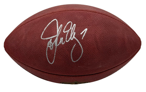 John Elway HOF Signed Official Wilson NFL Football Broncos JSA 214115