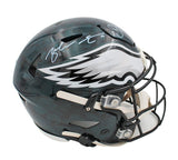 Brian Dawkins/Zack Ertz Signed Philadelphia Eagles Speed Flex Auth Flames Helmet