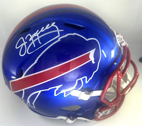Bills JIM KELLY Signed Full Size FLASH Replica Speed Helmet AUTO - BAS