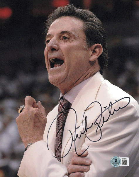 Rick Pitino Autographed 8x10 Photo Kentucky, Louisville Beckett BAS QR #BS12913