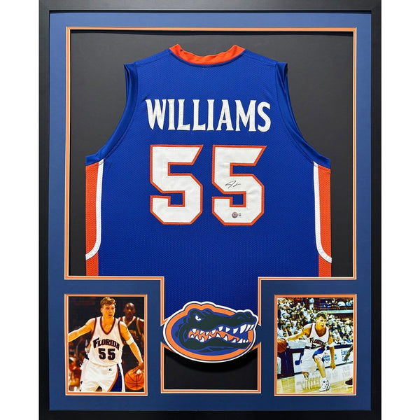 Jason Williams Autographed Signed Framed Florida Gators Jersey BECKETT