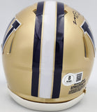 MICHAEL PENIX JR. AUTOGRAPHED WASHINGTON GOLD MINI HELMET BECKETT WITNESS 242577