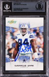 Cowboys Demarcus Ware Authentic Signed 2008 Score #83 Card BAS Slabbed