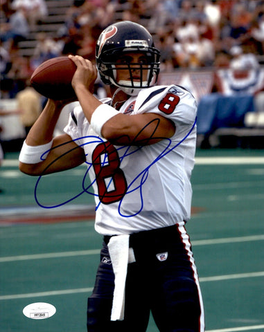 David Carr Houston Texans Signed/Autographed 8x10 Photo JSA 161246