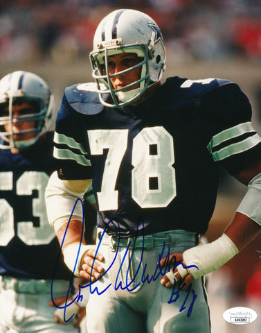 John Dutton Autographed 8x10 Photo Dallas Cowboys JSA