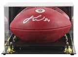 49ers Fred Warner Signed "The Duke" 75th Anniversary Football W/ Case BAS Wit