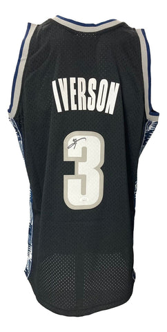 Allen Iverson Signed Georgetown Hoyas 1995-96 M&N College Vault Jersey JSA ITP