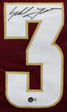 Florida State Sebastian Janikowski Signed Maroon Pro Style Framed Jersey BAS Wit