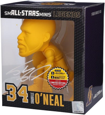 Shaquille O'Neal Lakers Signed smALL-STARS Gold Chase Variant Minis 6" Figurine