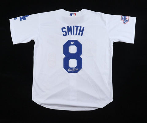 Reggie Smith Signed Los Angeles Dodgers Jersey (PSA COA) 1981 World Series Patch