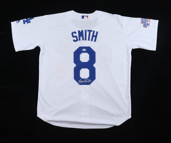 Reggie Smith Signed Los Angeles Dodgers Jersey (PSA COA) 1981 World Series Patch