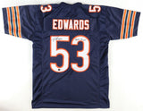 T. J. Edwards Signed Chicago Bears Jersey "Bear Down" (Beckett) Ex Wisconsin LB