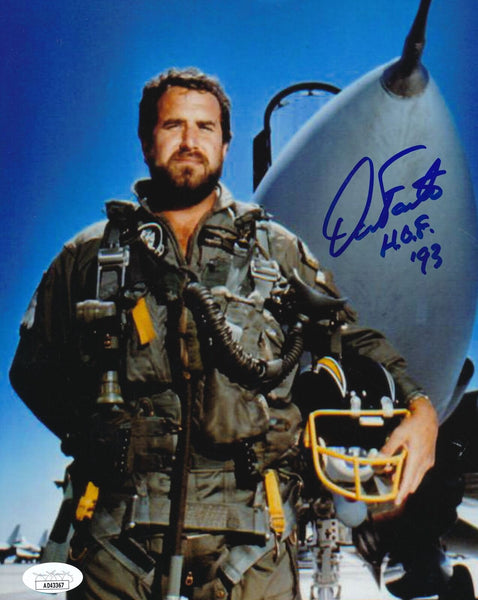 Dan Fouts HOF Autographed/Inscribed "HOF 93" 8x10 Photo San Diego Chargers JSA