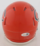 Colston Loveland Signed Chicago Bears Mini Helmet (JSA) 2025 1st Round Pick / TE