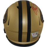 Christian McCaffrey Signed San Francisco 49ers Rave Mini Helmet Fanatics 55627