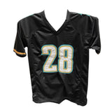 Fred Taylor Autographed/Signed Pro Style Jersey Black Insc. Beckett 40943