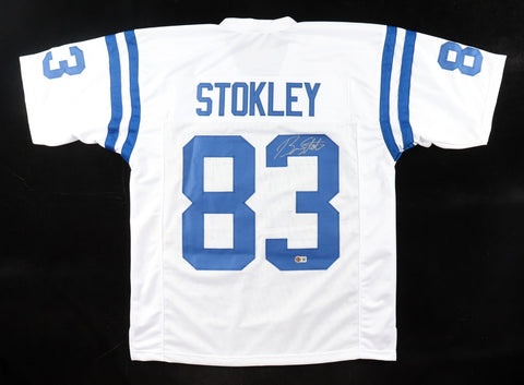 Brandon Stokley Signed Indianapolis Colts Jersey (Beckett) Super Bowl XLI Champ