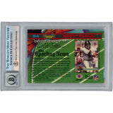 Brett Favre Autographed 1991 Stadium Club 94 HOF Slab Trading Card Beckett 50670