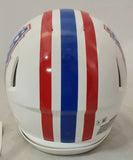 WARREN MOON "HOF" SIGNED HOUSTON OILERS F/S SPEED AUTHENTIC HELMET BECKETT COA