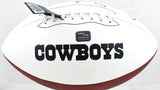 Charles Haley Autographed Dallas Cowboys Logo Football - Prova *Black