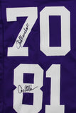 Purple People Eaters Signed Minnesota Custom Purple Jersey