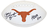 Joseph Ossai Autographed Texas Longhorns Logo Football Hook Em Beckett 39344