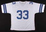 Tony Dorsett Signed Dallas Cowboys Jersey (Beckett COA) 4xPro Bowl Running Back