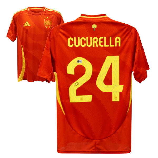 Marc Cucurella Signed Spain FC Soccer Jersey #24 with Beckett COA
