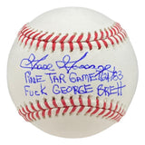 Goose Gossage Signed ML Baseball "Pine Tar Game "7/24/83" & "F*** George Brett"