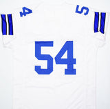 Randy White Autographed White Pro Style Jersey w/HOF- Beckett W Hologram *Silver