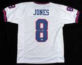 Daniel Jones Signed New York Giants Jersey (Beckett COA) 2019 #1 Draft Pick Q.B.