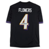 Zay Flowers Autographed Baltimore Ravens Black Nike Limited Jersey Fanatics