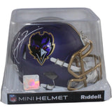 Ray Lewis Autographed Baltimore Ravens 24 Alt Mini Helmet Beckett WIT 55626