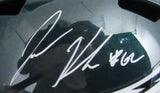 Jason Kelce Signed/Inscr Full Size Replica Speed Eagles Helmet PSA/DNA 208035