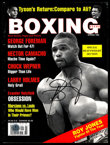 Roy Jones Jr. Autographed Signed Magazine Beckett BAS QR #BM37857
