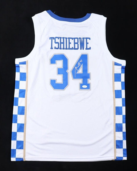 Oscar Tshiebwe Signed Kentucky Wildcats Jersey (JSA COA) Indiana Pacers Center