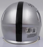 DJ D.J. Turner Autographed Raiders Mini Helmet Just Win Baby Beckett 2W133361
