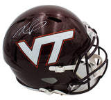 Michael Vick Signed Virginia Tech Hokies Speed Full Size NCAA Helmet