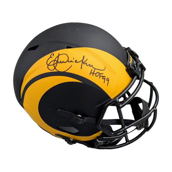 Eric Dickerson Autographed Rams Full Size Eclipse Replica Helmet - Beckett