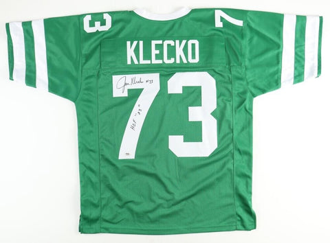 Joe Klecko Signed New York Jet Jersey Inscribed "HOF 23" (PSA COA) 4xPro Bowl DE