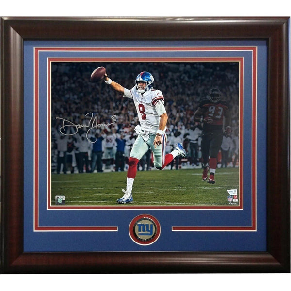 Daniel Jones signed 16x20 photo framed Giants Rookie 1st Td Run Auto Fanatics