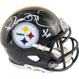 Jerome Bettis Autographed Pittsburgh Steelers Mini Helmet Beckett Witness 51638